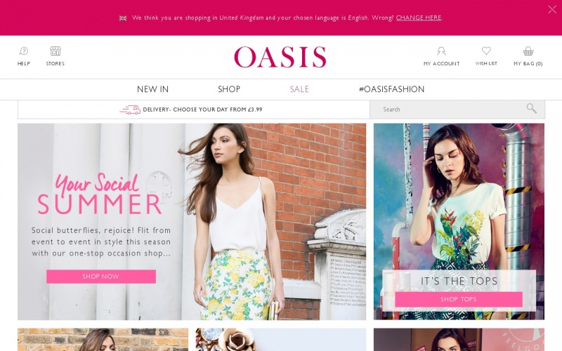 Oasis Discount Codes July 2024 - Voucher Ninja