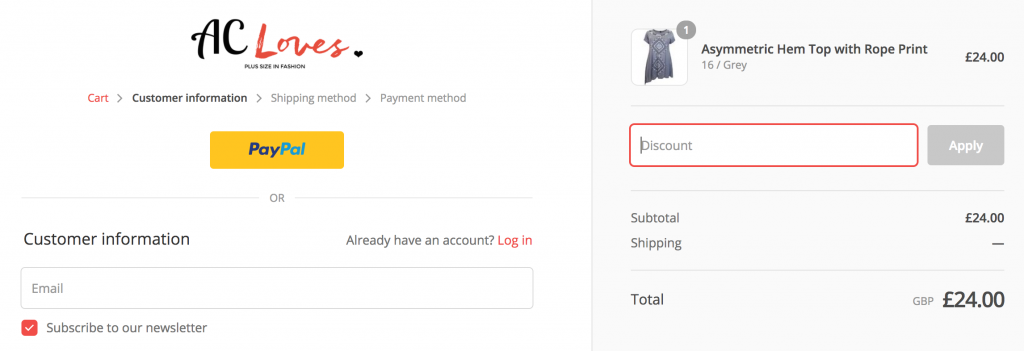 AC Loves - How To Redeem Discount Code