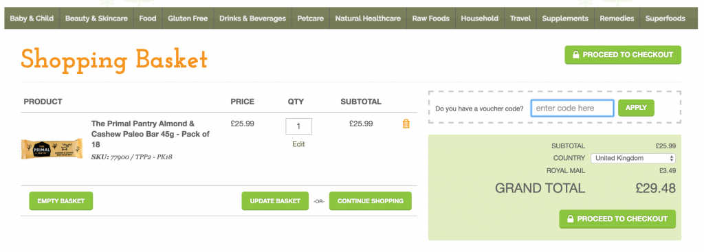 Natures Healthbox Redeem Discount Code