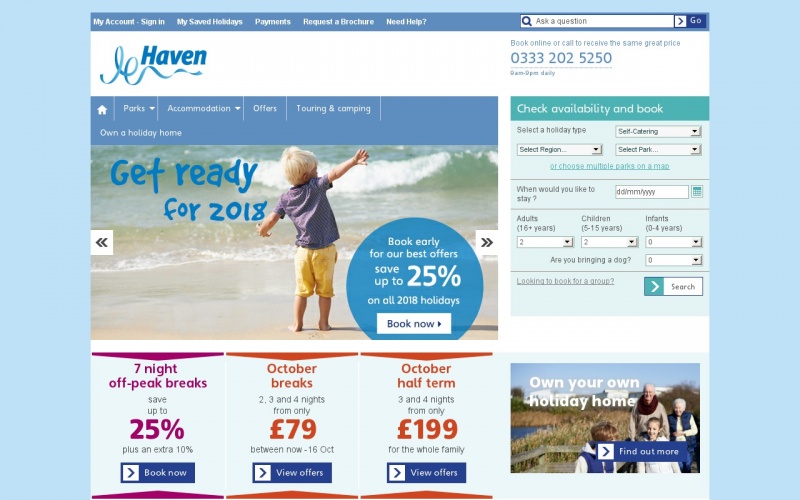 Haven Holidays Discount Codes July 2024 Voucher Ninja