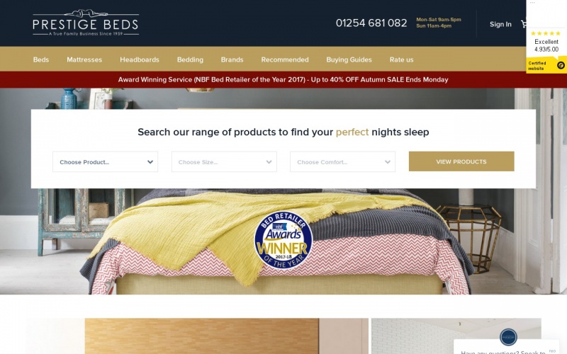 Prestige Beds Discount Codes June 2020 Voucher Ninja