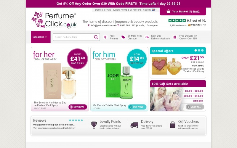 perfume click trustpilot