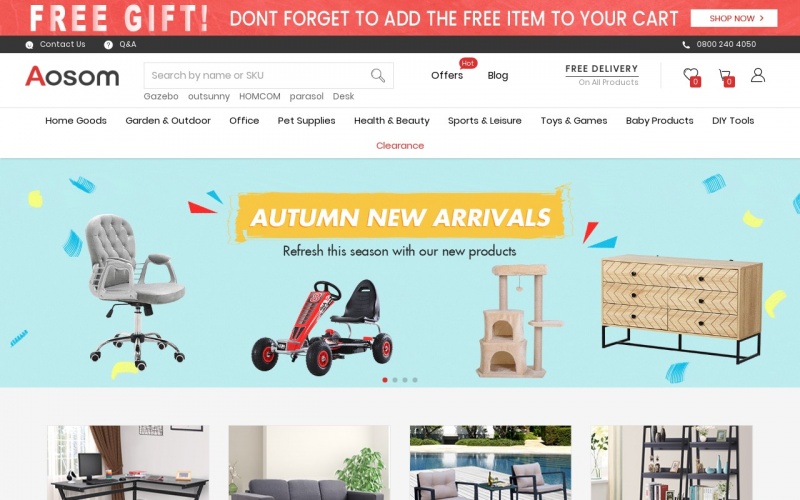 Aosom UK Discount Codes March 2024 Voucher Ninja